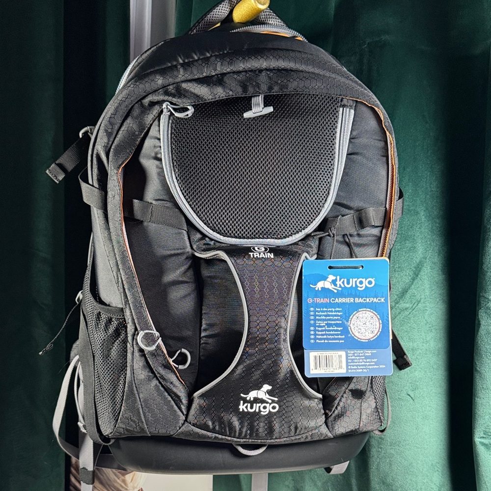 Kurgo G-Train Dog Carrier Backpack, Black - Picture 2 of 13